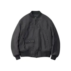M UNIQLO x ENGINEERED GARMENTS パフテック ショート ブルゾン DARK GRAY