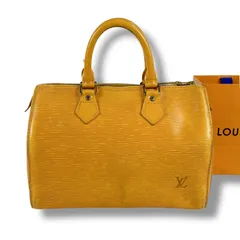 ルイヴィトン　LOUIS VUITTON スピーディ25 ハンドバッグ　ミニボストンバッグ　エピレザー　イエロー　黄色