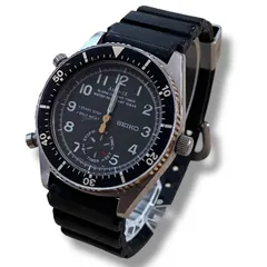 [60]251124-8764-1918 TM700 SEIKO AVENVE アベニュー 8M26-6000 WATER RESISTANT 10BAR 腕周り23cm ガラスに傷,ベルト劣化有り 現状品