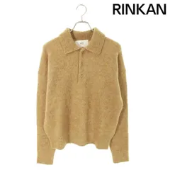 アミアレクサンドルマテュッシ  25AW  HPL405 ロゴ刺繍アルパカポロニット メンズ L