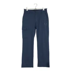 中古 メンズ プーマ PUMA パンツ S ブルー 裏微起毛