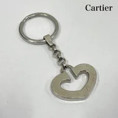 カルティエ Cハート キーリング キーホルダー ロゴ シルバー レディース - ISItems【USED】【古着】【中古】50152343のサムネイル