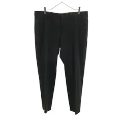 ZARA MAN ザラマン ストライプ柄 スラックスパンツ 44 ブラック メンズ 古着