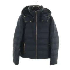 ZARA ザラ 中綿ジャケット L ネイビー レディース 古着