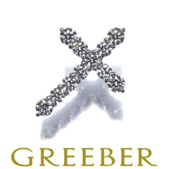 ダイヤ ダイヤモンド 1.06ct クロス ペンダントトップ Pt900 #184790