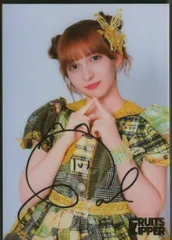 FRUITS ZIPPER 夏蝶々衣装 edition 早瀬ノエル 直筆サイン入り生写真 40