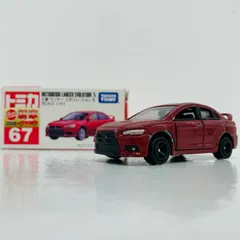【飾磨店】 中古 '1/61三菱ランサーエボリューションX(レッド/赤箱/中国製)「トミカNo.67」'