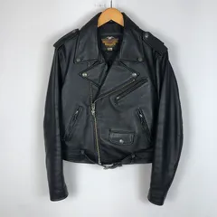 【現状渡し品】HARLEY DAVIDSON ハーレーダビッドソン LEATHER RIDERSE JACKET 40180 レザー ライダース ジャケット アウター 革ジャン 【145-260203-ko-08-tei】