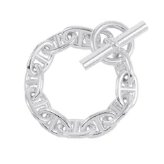 エルメス ブレスレット シェーヌダンクルTGM 11コマ SV925シルバー HERMES ジュエリー