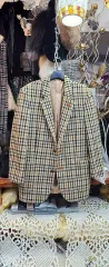 DAKS チェック柄 ウール ジャケット ヴィンテージ スタイル