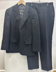 中古 使用感 シミ有 ブルックス ブラザーズ 2B ビジネス スーツ セットアップ サイズ不明 肩幅約45.5㎝ W約83㎝ 丈詰済 Brooks Brothers 春夏用【T1671-0041】◆ 217