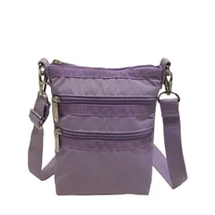 LESPORTSAC(レスポートサック) ショルダーバッグ美品  - ライトパープル ストラップ着脱可/斜めがけ/スマホポシェット