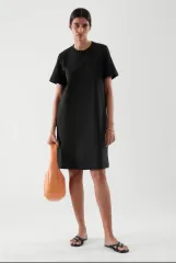 コス COS コットン 半袖 ONE PIECE オーガニック コットン Tシャツ ドレス