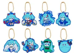 GUNDAM × MIKU Anniversary special project. スペシャルラバーマスコット 全8種セット