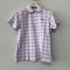 【2026SS 新品タグ付10％OFF】　PEARLY GATES ロゴうさぎアーガイル柄プリント ベアカノコ半袖ポロシャツ　サイズ0