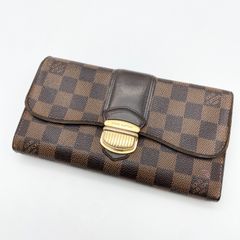 最良品 ルイヴィトン ダミエ エベヌ ポルトフォイユ システィナ長財布