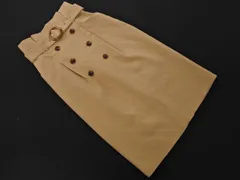 MAJESTIC LEGON マジェスティックレゴン フロントボタン スカート sizeM/ベージュ ◇■ レディース