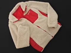 adidas アディダス モコモコ ジップアップ ジャケット sizeL/ライトベージュ ◇■ レディース