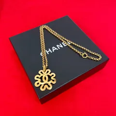 極 美品 箱付き コメあり 95P CHANEL シャネル ヴィンテージ ココマーク モチーフ GP ネックレス ペンダント アクセサリー ゴールド 76788