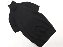 Ralph Lauren ラルフローレン 半袖 タートルネック ニット セーター sizeM/黒 ◇■ レディース