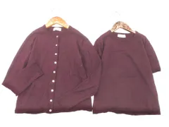 Aylesbury アリスバーリー ウール100% アンサンブル カーディガン sizeM/ボルドー ◇■ レディース