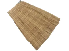 LOWRYS FARM ローリーズファーム チェック プリーツ スカート sizeM/カーキ ◇■ レディース