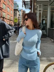 ブレスレッド17 BLESSED17 リネン スリット ニット 夏 ゴージ