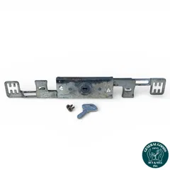 【動作確認済】BUNKA　ハイロック外錠（旧型） 鍵1個付　鍵No.346　取付ボルト付