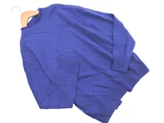 J.PRESS ジェイプレス カシミヤ混 ボトルネック ニット セーター sizeM/青 ◇■ レディース