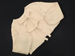 mystic ミスティック リブニット ショール カーディガン sizeF/アイボリー ◇■ レディース