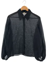 MUSE de Deuxieme Classe (ミューズドゥドゥーズィエムクラス) ★ ① 24051500401010 cotton voile ギャザー ブラウス レディース ブラック FREE