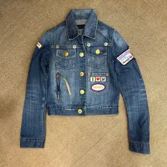 DSQUARED2 デニム ジャケット パッチ 装飾 38