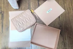 ミュウミュウ マテラッセ 財布 ベイビー ピンク フルセット