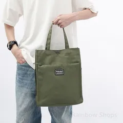 新品未使用 トートバッグ メンズ レディース バッグ 縦型 男女兼用 肩掛け 手提げ 多機能収納バッグ 軽量 撥水加工 収納ポケット 軽量 おしゃれ 大容量 お買い物バック 通勤 通学 持ち運び 便利 通勤 通学 シンプル エコバックカジュアル