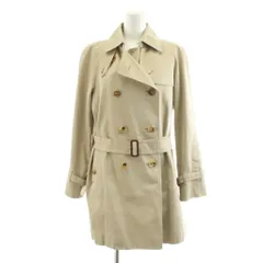 バーバリー ロンドン BURBERRY LONDON トレンチコート ロング丈 裏地ノバチェック アウター 40 ベージュ FR055-625 /AN49