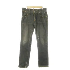 リーバイス Levi's 511 Slim デニムパンツ ジーンズ スリムストレート ウォッシュ加工 W33 グレー /AO1 ■GY99