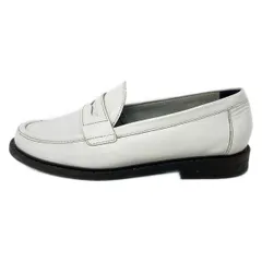 COLE HAAN(コールハーン) ローファー 6 1/2 B レディース美品  - 白 レザー