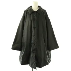 ミズイロインド mizuiro ind ダウンコート アウター ロング 中綿 黒 /NR ■OS