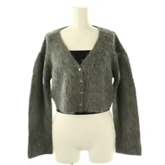 スナイデル SNIDEL 24AW ニットアンサンブル カーディガン ニット F グレー 黒 ブラック /AT ■OS