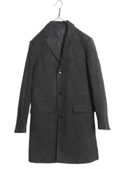 【お得なクーポン配布中!】 デッドストック ジェイクルー メルトン ウール チェスター コート メンズ M 程 ハーフコート フィールド シンサレート 中綿 キルティング