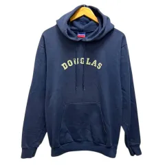 チャンピオン CHAMPION パーカー フーディ プルオーバー プリント 裏生地 長袖 S 紺 ネイビー