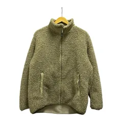 ユニクロ UNIQLO フリース 長袖 ハイネック 無地 341-419752 XL ベージュ