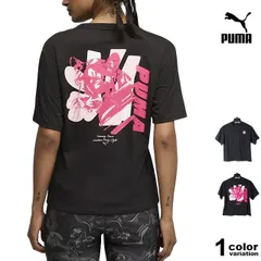 プーマ Tシャツ 半袖 Tシャツ W PUMA CAT GRAPHIC Tシャツ スポーツウェア トレーニングシャツ ランニング ジョギング ジム フィットネス HIIT 528870