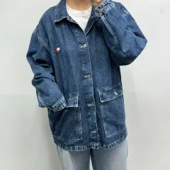 L トミー ジーンズ デニム ワークジャケット