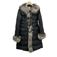 HARRODS(ハロッズ) ダウンコート サイズ1 S レディース美品  - 黒 長袖/ファー着脱可/冬