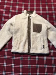 ヴィンテージ アイボリー ボア ジャケット