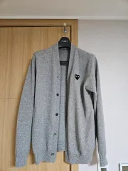 コム・デ・ギャルソン カーディガン (グレー XL)