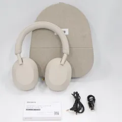中古ソニー ワイヤレスノイズキャンセリングヘッドホン WH-1000XM5 シルバー 【可(C)】