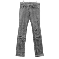 NUMBER(N)INE ナンバーナイン 2005SS NIGHT CRAWLER グレンチェックスキニーパンツ  グレー 3のサムネイル
