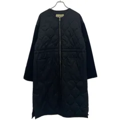 Ray BEAMS レイビームス 22AW キルティング ノーカラー ブルゾン  ブラック 1